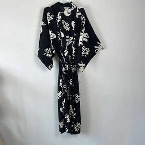 Tokyo Authentic Mens Kimono Black Size 44